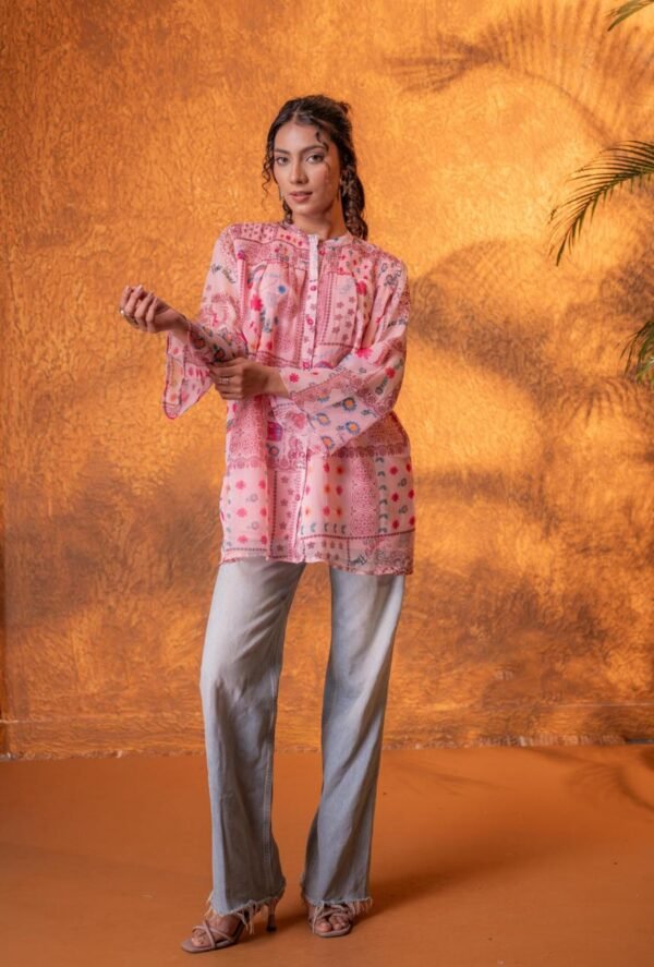 Pink Mosaic Shirt